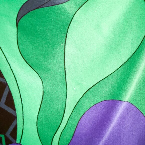 PUCCI Blue Orchidee Printed Off-the-shoulder Romper - Picture 14 of 16